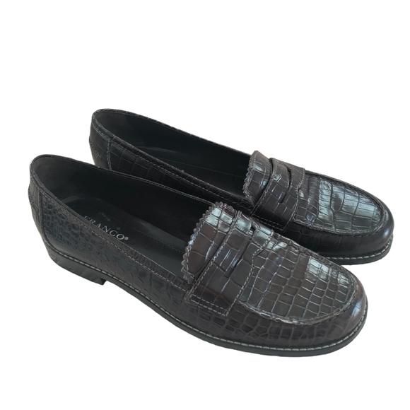 Franco Sarto Shoes - FRANCO Sarto Women's Brown Leather loafers size 8.5